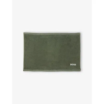 Hugo Boss Lichen Edge Cotton In Green
