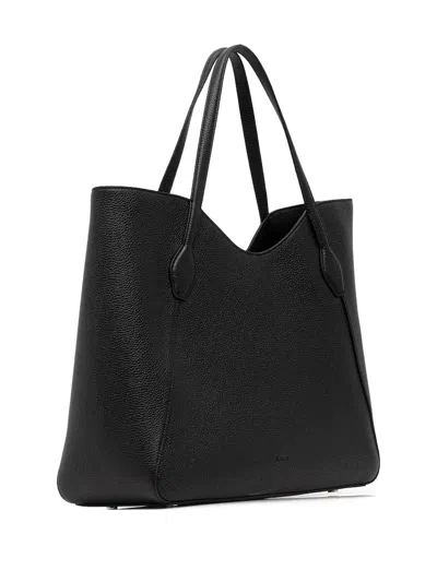 Hugo Boss Lidney Curved-top Tote Bag In Black