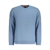 Hugo Boss Light Blue Cotton Men Sweater