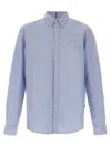 Hugo Boss Boss Cotton Shirt In Light Blue