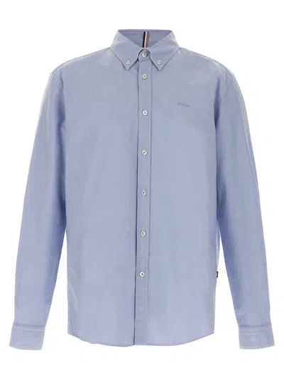HUGO BOSS LIGHT BLUE LOGO SHIRT