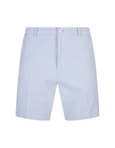 Hugo Boss Light Blue Regular Fit Bermuda Shorts