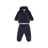 Hugo Boss Light Blue Set For Baby Boy With Logo In Blue