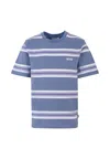 Hugo Boss Light Blue T-shirt For Boy With Logo In Blue