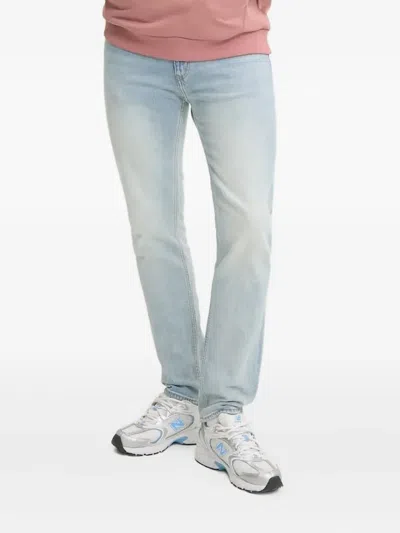 Hugo Boss Light-wash Jeans In Blue