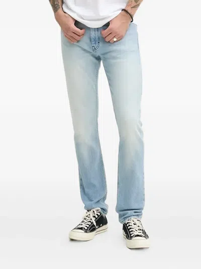 Hugo Boss Light-wash Jeans In Blue