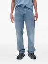Hugo Boss Light-wash Jeans In Blue