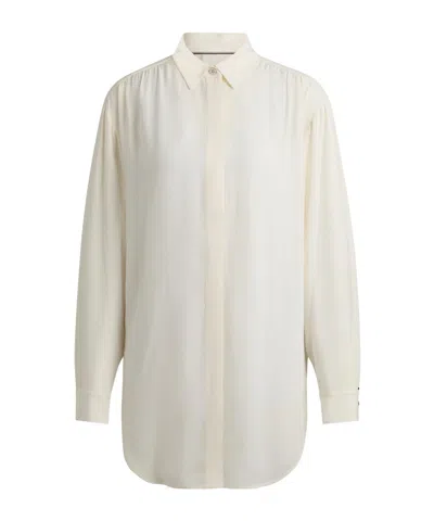 Hugo Boss Line Blouse In White