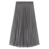 Hugo Boss Lined Tulle Skirt With Plissé Pleats