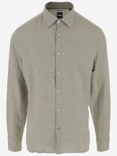 Hugo Boss Linen And Cotton Shirt
