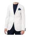 Hugo Boss Linen-blend Blazer In White