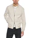 Hugo Boss Boss Linen Jacket In Beige
