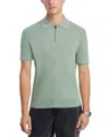 Hugo Boss Linen Blend Knit Polo Sweater