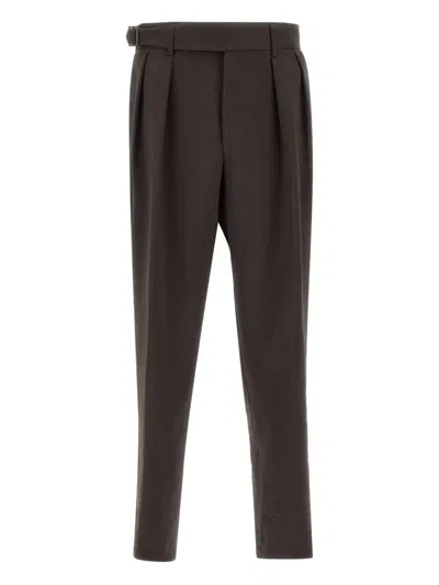 Hugo Boss Linen-blend Trousers