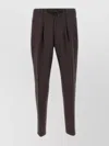 Hugo Boss Linen Pants Elastic Waistband In Black