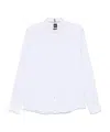 Hugo Boss Regular-fit Shirt In Easy-iron Cotton Poplin In White