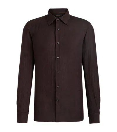 HUGO BOSS LINEN SLIM SHIRT