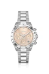 HUGO BOSS LINK-BRACELET MULTI-FUNCTIONAL WATCH WITH PINK DIAL WOMEN'S WATCHES