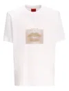 Hugo Boss T-shirt Mit Lippen-print In White