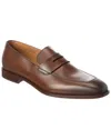 Hugo Boss Derrek Leather Loafer In Brown