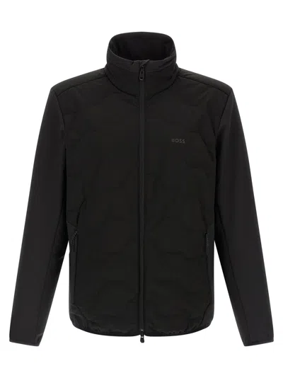 Hugo Boss Lite-x Hy Hybrid Jacket In Black