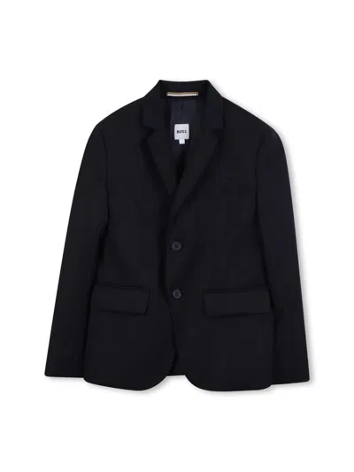 Hugo Boss Little Boy's & Boy's Ceremony Jacket In Black