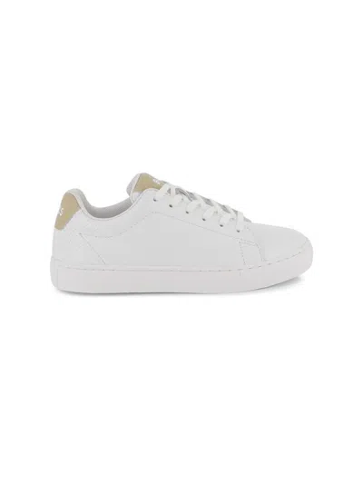 Hugo Boss Little Boy's & Boy's Leather Low-top Sneakers In White