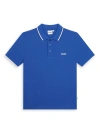 Hugo Boss Kids' Little Boy's & Boy's Logo Polo In Electric Blue