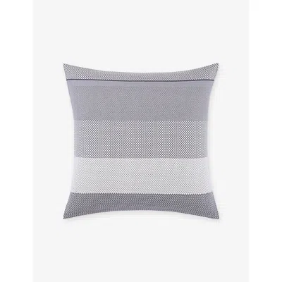 Hugo Boss Logan Magnet Square Cotton Pillowcase In Blue