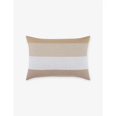 Hugo Boss Logan Standard Cotton Pillowcase Camel In Multi
