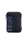 Hugo Boss Logo-print Canvas Crossbody Bag