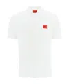 Hugo Boss Hugo Polo Shirt With Logo Patch In White