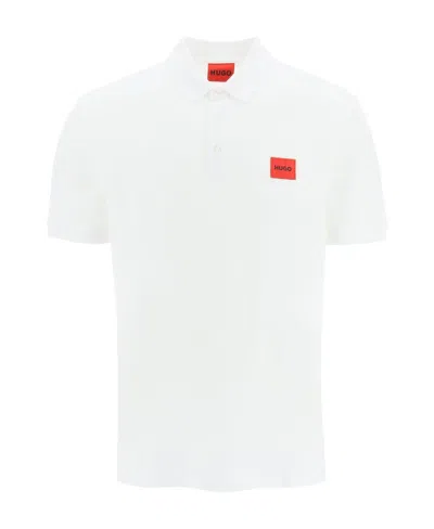 HUGO BOSS LOGO-APPLIQUÉ COTTON POLO SHIRT