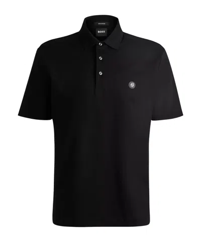 HUGO BOSS BOSS HUGO BOSS C-PARRIS LOGO PATCH POLO SHIRT