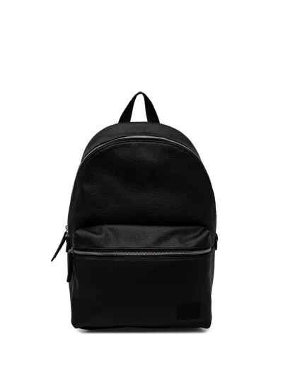 Hugo Boss Logo-appliqué Backpack In Black