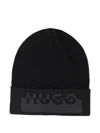 Hugo Boss Logo-appliqué Beanie In Black