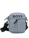 Hugo Boss Logo-appliqué Belt Bag In Gray
