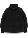 Hugo Boss Water-repellent Jacket With Stacked-logo Badge In Schwarz