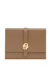 Hugo Boss Logo-appliqué Notebook Case In Brown
