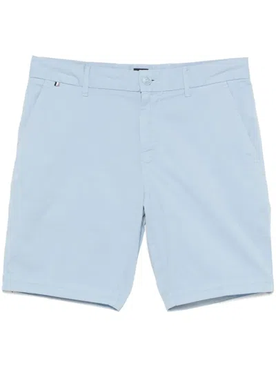 Hugo Boss Logo-appliqué Shorts In Blue
