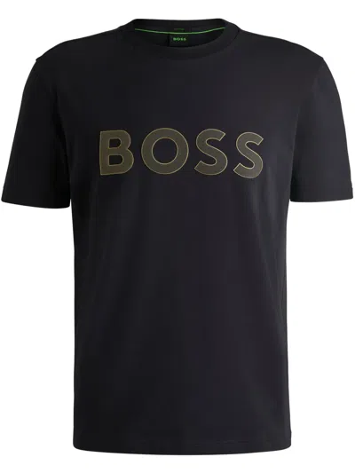 Hugo Boss Boss Logo T Shirt Grey In Gray
