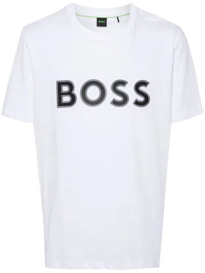 HUGO BOSS LOGO-APPLIQUÉ T-SHIRT