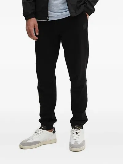 Hugo Boss Logo-appliqué Track Pants In Black