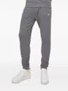 Hugo Boss Logo-appliqué Track Pants In Gray