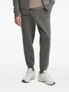 Hugo Boss Logo-appliqué Track Pants In Green