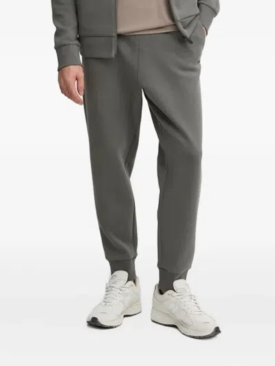 Hugo Boss Logo-appliqué Track Pants In Green