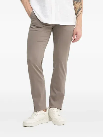 Hugo Boss Logo-appliqué Trousers In White
