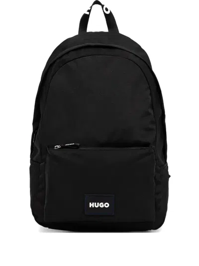Hugo Boss Logo Backpack In Black