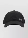 Hugo Boss Logo Baseball Cap Curved Brim In Black