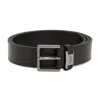 Hugo Boss Logo Belt In Black